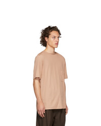 Lemaire Pink Sunspel Edition Pocket T Shirt