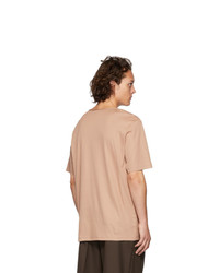 Lemaire Pink Sunspel Edition Pocket T Shirt