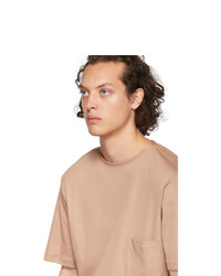 Lemaire Pink Sunspel Edition Pocket T Shirt