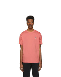 Ps By Paul Smith Pink Zebra T Shirt