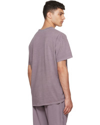 Les Tien Purple Cotton T Shirt
