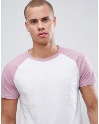 Burton Menswear Raglan T Shirt In Pink