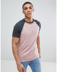 ASOS DESIGN Raglan T Shirt With Contrast Sleeves