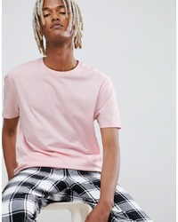 ASOS DESIGN Relaxed Fit T Shirt With Crew Neck In Pink