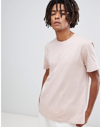 ASOS DESIGN Relaxed Fit T Shirt With Crew Neck In Pink