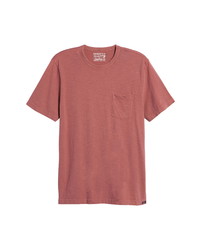 Faherty Sunwashed Organic Cotton Pocket T Shirt