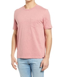 Faherty Sunwashed Organic Cotton Pocket T Shirt