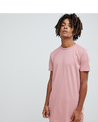 ASOS DESIGN Super Longline T Shirt In Pink