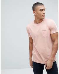 Solid T Shirt In Pink