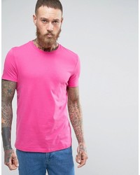 Asos T Shirt With Crew Neck In Pink
