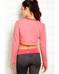 Forever 21 Post Workout Cropped Sweatshirt