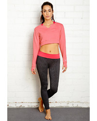 Forever 21 Post Workout Cropped Sweatshirt