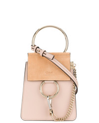 Chloé Pink Faye Small Leather Bracelet Bag