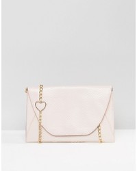 Asos Shoulder Bag With Heart Chain