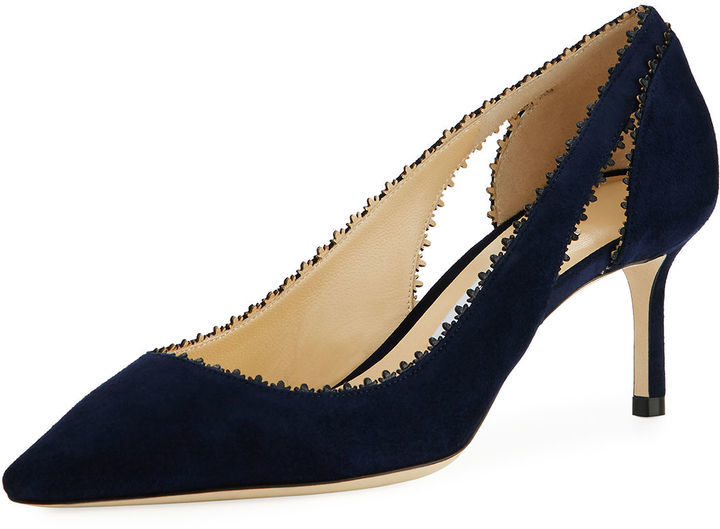 Jimmy choo diva discount suede cutout 60mm pump