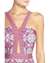 Laundry by Shelli Segal Mayan Escape Cutout One Piece Swimsuit