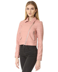 Blank Denim Pretty In Pink Moto Jacket