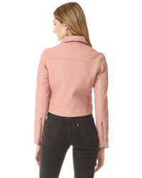 Blank Denim Pretty In Pink Moto Jacket