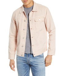 French Connection Inter Peach Drill Jean Jacket