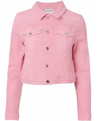 Cotton Citizen Pink Cropped Jean Jacket