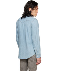 Levi's Blue Barstow Western Denim Shirt