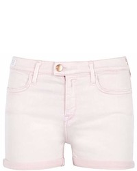 Replay Light Pink Touch Denim Shorts