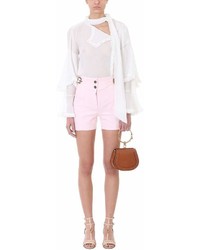 Chloé Pink Denim Cotton Shorts
