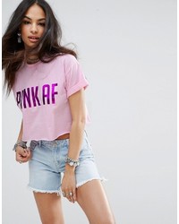 Pink Denim T-shirt