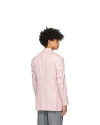 Givenchy Pink Double Breasted Oversized Blazer