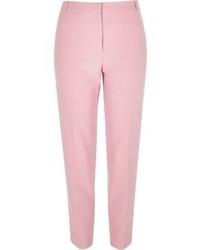 River Island Light Pink Slim Fit Pants