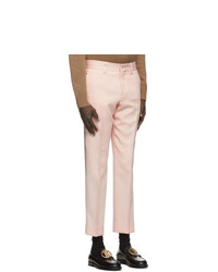 Burberry Pink Check Trousers