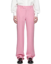 We11done Pink Polyester Trousers