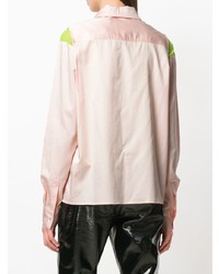 Opening Ceremony Contras Panel Fitted Shirt