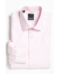 David Donahue Regular Fit Dress Shirt Pink 17 3233