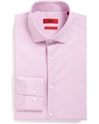 Hugo Eastonx Slim Fit Solid Dress Shirt