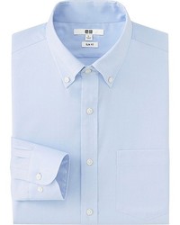 Uniqlo Easy Care Slim Fit Oxford Long Sleeve Shirt