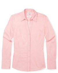 Calvin Klein Essential Fit Non Iron Fine Stripe Button Front Top Shirt