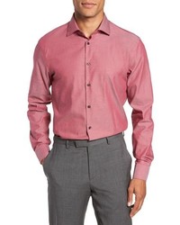 Nordstrom Men's Shop Extra Trim Fit Non Iron Solid Dress Shirt