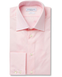 Richard James Pink Cotton Poplin Shirt