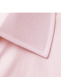 Turnbull & Asser Pink Double Cuff Cotton Shirt