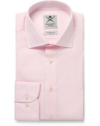 Hackett Pink Mayfair Slim Fit Cotton Poplin Shirt