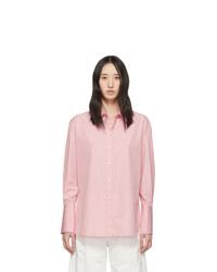 Alexander McQueen Pink Poplin Classic Shirt
