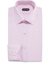 Tom Ford Slim Fit Small Classic Collar Dress Shirt Pink
