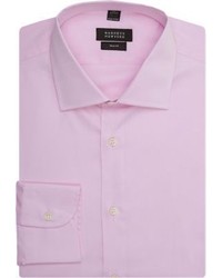 Barneys New York Solid Fitted Shirt Pink