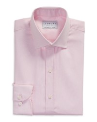 Ledbury Tailored Fit Solid Dress Shirt In Pink At Nordstrom