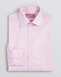 Thomas Pink Burnett Glen Plaid Dress Shirt Classic Fit