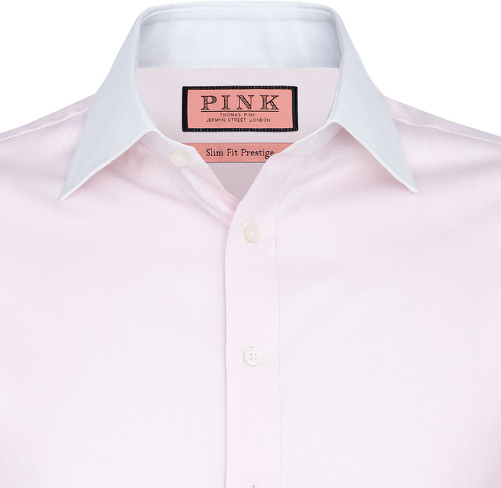 Shirt THOMAS PINK Pink size 15.5 UK - US (tour de cou / collar) in Cotton -  33932318