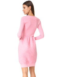 Moschino Boutique Long Sleeve V Neck Dress