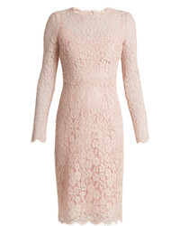 Dolce & Gabbana Long Sleeved Cordonetto Lace Dress
