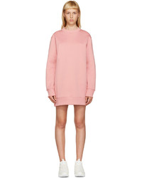 Acne Studios Pink Fleece Carola Pullover Dress